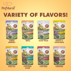 PetMarra Freeze-Dried Logo for Dogs and Cats Treats Fish Oil Flavor 50g pet food dog cat all breeds