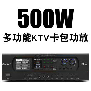 Bluetooth Karaoke Amplifier Anti-howling Integrated Home KTV Room Bar Hall Dance Training Conference HiFi Sound Box Amplifier