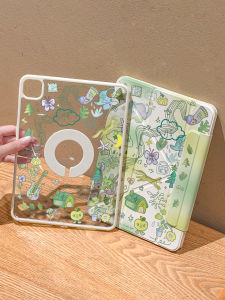 ZOYU | เคสป้องกัน iPad Air 7 แบบบางเฉียบพร้อมช่องใส่ปากกาและขาตั้ง Apple Pro Mini 7 ดูดซับแม่เหล็ก 10 นิ้ว 9 ความแข็งแรง 13 นิ้ว 12.9 นิ้ว Air5/4