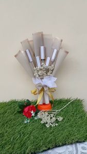 [READY STOCK] Buket Snack Mini 30CM / Buket Snack Mini 5 Stik / Buket Kecil untuk Coklat / Buket Mini