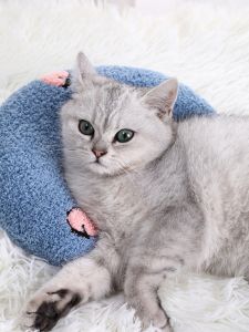 Pet Pillow Cat and Dog Mini Pillow Sleep Pillow Small and Medium-Sized Dogs Dog Cat Stuffed Toy Pet Supplies