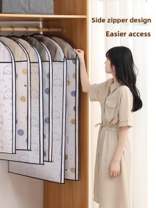 MAINUOJUJIA | Side Zipper Clothing Cover Dustproof Sleeve for Suits and Overcoats
