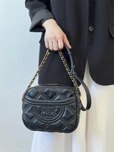 Exquisite Diamond Grid Chain Crossbody Vintage Shoulder Bag for Women Boston Style Camera Bag Luxury Soft Leather Handbag