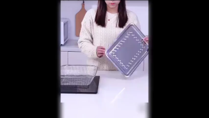 MLADEN Stainless Steel French Fries Basket Heat-resistance Square Food Mesh Basket Tools Air Fryer Accessories