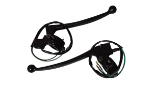 BRAKE LEVER / CLUTCH LEVER WITH HOLDER RUSI 125 / 150 LEFT AND RIGHT HAND LEVER MIRROR BRACKET