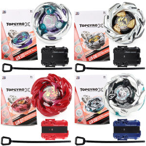 Bey X UX ด้านบน Gyro โลหะต่อสู้ลูกข่างเด็กของเล่นเด็กเด็กผู้ชายชุดของขวัญด้วย Ripcord