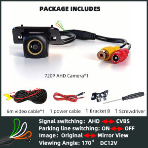 HD Backup Camera Rear View Reverse 170° AHD1080P/720P Parking FitsToyota Prius /Prius Alpha 2009 2010 2011 2012 2013 2014 2015.