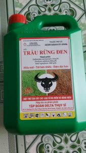 Thuốc diệt cỏ vườn cỏ bờ cỏ khai hoangTrâu Rừng Đen Can  4.5 Lít DIỆT TRỪ TẬN GỐC CÁC LOẠI CỎ ĐA NIÊN VÀ HẰNG NIÊN Trừ cỏ bờ cỏ phá hoang cỏ khai hoang cỏ vườn( Vật Tư Nông Nghiệp  Mộc Farm