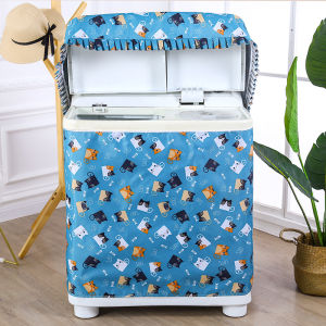 Classic Double-Tubเครื่องซักผ้ากันน้ํากันฝุ่นUniversal Fitสําหรับกึ่งอัตโนมัติและอัตโนมัติเครื่องซักผ้าHome Decor