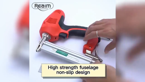 REAIM Electric Nail Gun F30 Nail Gunner Heavy Duty Original Tacker Dtapler Heavy Duty