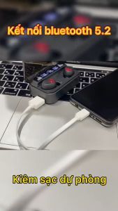 Tai Nghe Bluetooth GS5 Màn Hình Led  S10 Tráng Gương  Micro đàm thoại âm thanh HIFI  Chống Nước IPX5  Cảm Ứng Chạm  Kiêm Sạc Dự Phòng  Pin Trâu  Hỗ Trợ Android & IOS . V.v.. - Bảo hành 1 ĐỔI 1.