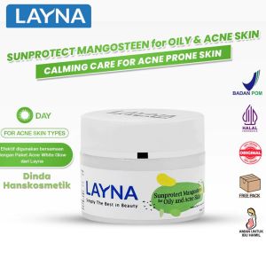 Layna Sunprotect Mangosteen for Acne Oily Skin [Day Cream 10 Gram]