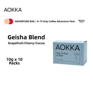 AOKKA | Italian Blend Fresh Medium Light Roast Drip Coffee Bags