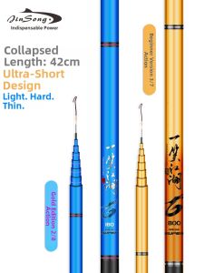 Jinsong | Short Section Lightweight Soft Hard Ultra Thin Fishing Rod