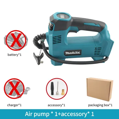 Makita | Makita 130PSI Mini Air Compressor 21V Heavy Duty Tire Inflator with LED Light Car Electric Air Pump Auto Inflatable Pump