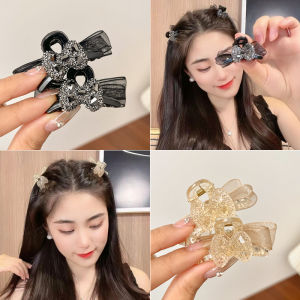 2025 New Butterfly Knot Small Hair Clip Womens High-End Feeling Hair Clip Princess Hair Card Side Bangs Clip Hair Accessories