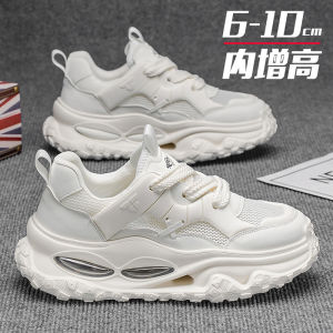 Mens Summer New Sport Breathable Thick Bottom Invisible Heightening 10cm Fashionable Dad Shoes Casual Sneakers Comfortable