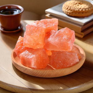 XINGYUE | Purifying Rose Colored Salt Stone Ornament
