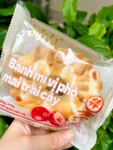 [Combo 5 bánh] Bánh Mì Phô Mai GULU - Vị Hạnh Nhân Và Vị Phô Mai Trái Cây - Bánh Mềm Thơm Giàu Hạt Dinh Dưỡng
