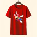 ATASAN KAOS MARIO FLY COWOK CEWEK UNISEX LENGAN PENDEK DEWASA ANAK BISA UNTUK BAJU KEMBARAN KELUARGA. 