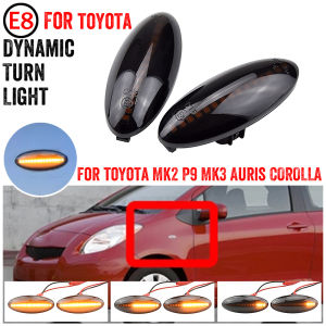 2 pieces Led Dynamic Side Marker Turn Signal Lights Sequential Blinker For Toyota Yaris Mk2 P9 RAV4 Mk3 ACA3/ALA3 Auris Mk1 E15