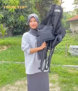 [READY] TrailTop Kursi Lipat Sandaran Tinggi Dengan Sandaran Kepala Busa Kursi Camping Kuat/Lebar/Tebal Beban 150kg