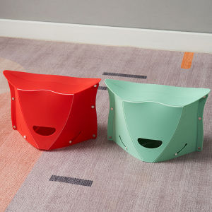 Paper Folding Stool Portable Childrens Plastic Camp Chair Travel & Outdoor Fishing Travel Train Ultra-Light Stool for Adults