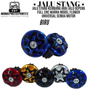 Jalu Stang Kembang ARAI Jalu Gepeng Full CNC Warna Model Flower Universal Semua Motor