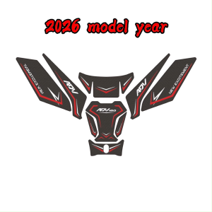 Thick Rubber Tank Pads for Honda ADV 160 – Premium Embossed Protector Made in Thailand