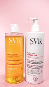 SVR TOPIALYSE HUILE LAVANTE Anti-Itching Cleansing Oil - 1L - Gentle Cleansing for face and body. Dry Sensitive and Eczema prone skin