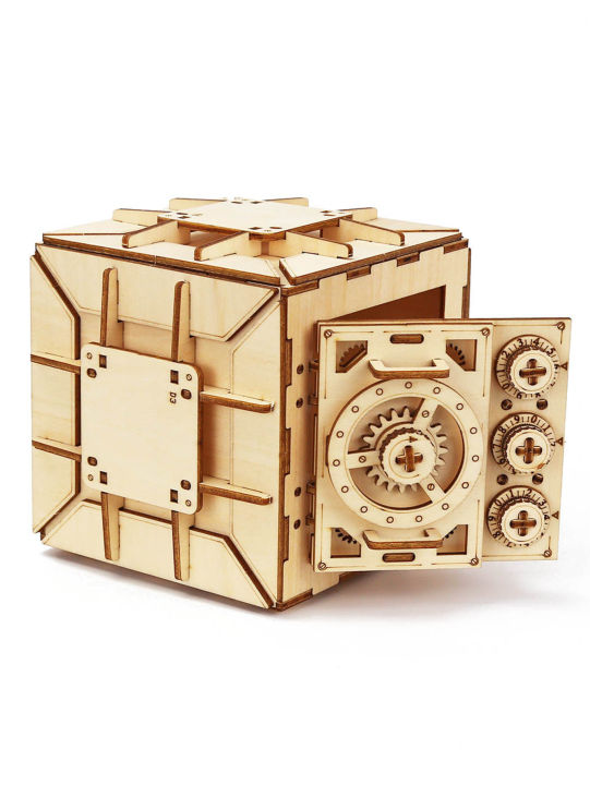 Bộ Mô Hình Hộp Đựng Đồ Bằng Gỗ 3D, Lắp Ráp Tự Do, Dành Cho Người Lớn Và ...