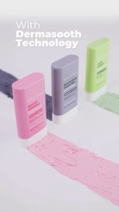 Hanasui Clay Stick Mask - Masker Wajah Mencerahkan Mengangkat Komedo Menyamarkan Pori & Menenangkan Jerawat