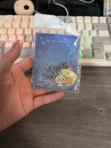Bandai | Hoạt Hình Dễ Thương Usagi Hachiware Móc Khóa Mẫu Mới Schoolbag Mặt Dây Chuyền Sáng Tạo Trang Trí Nội Thất Ô Tô ACG Trang Trí Dành Cho Độ Tuổi Từ 14 Trở Lên