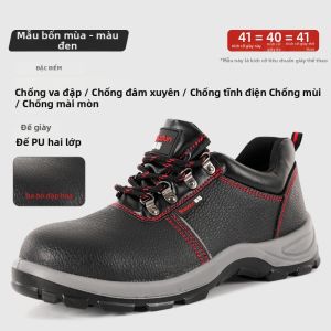 SHOUDUN | Giày Bảo Hộ Lao Động Nam Mũi Thép Chống Đâm Xuyên Chống Tĩnh Điện Chống Trượt Thoáng Khí