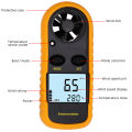 Anemometer Air Wind Speed Gauge Digital Anemometro Thermometer Wind velocity Meter Windmeter 30m/s Temp Test Tool. 