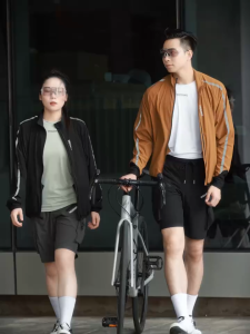 WOSAWE Đàn ông Phụ nữ đạp xe Áo khoác nhẹ Thở không thấm nước ngoài trời thể thao xe đạp Tops