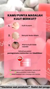GLAD2GLOW Pomegranate 5% Niacinamide Brightening Moisturizer - Glad2Glow Pome Moist Pome G2G