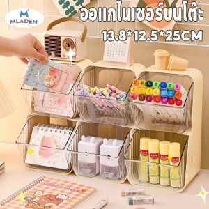 MLADEN ชั้นวางถุงชาสองชั้นรูปตัว ins ชั้นวางกาแฟแคปซูล กล่องใสอะคริลิค สำหรับตกแต่งบ้าน