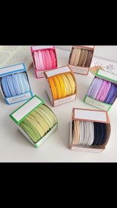 5pcs Ikat Rambut Ponytail Korea Set isi 5pcs Karet Kuncir Elastis Lebar Elastic Hair Ties ISB001