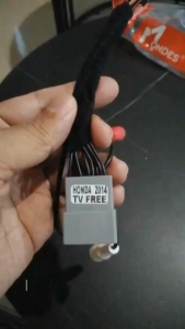 ByPass TV Free Cable Socket Video In Motion fOR HONDA CITY CIVIC CRV HRV JAZZ