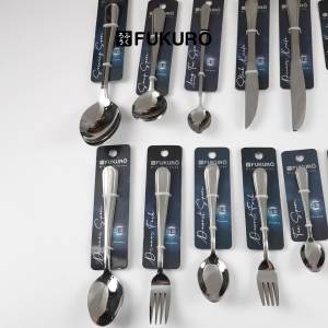 Fukuro Stainless Steel Dinner Spoon 3 Pcs Dinner Utensils Cutlery Mizu