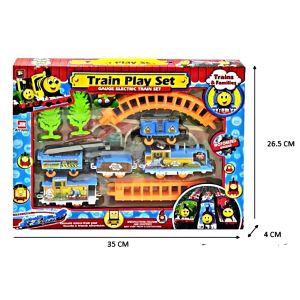 Mainan Anak Train play set Kereta api 5 gerbong set rel panjang mainan anak anak murah