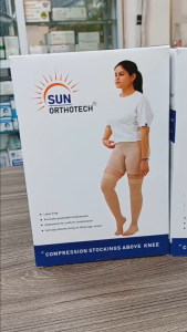 [ƯU ĐÃI LỚN] Vớ Y Khoa SunOrthotech (Vớ Gối Vớ Đùi) Tất Suy Giãn Tĩnh Mạch (Màu Da Hở Ngón)