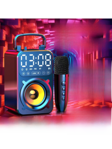Portable Wireless Bluetooth Speaker High Volume Handheld Outdoor Home K-Song Heavy Bass Cannon Square Dance Sound System
