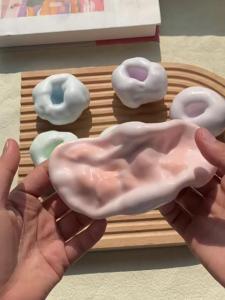 Funny Soft Feel Table Toys Shapeable Squeeze Toy Hand Made Ball Fidget Pinch Toy Reliever Creative Stress Relief Toy Stress Reliever Sticky Handmade Ball Children Gift