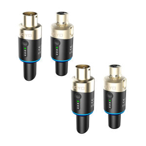 2 CHIẾC Hệ Thống Micro Không Dây JOYO MW-1 58 GHz Với 4 Kênh Có Thể Chuyển Đổi Được Bộ Thu Phát Màu Đen Để Phỏng Vấn Trực tiếp/Studio