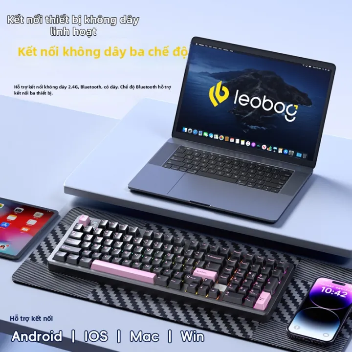 LEOBOG | Bàn Phím Chơi Game Có Dây và Không Dây 3 Chế Độ cho Nữ | BigBuy360 - bigbuy360.vn LEOBOG | Bàn Phím Chơi Game Có Dây và Không Dây 3 Chế Độ cho Nữ | BigBuy360 - bigbuy360.vn