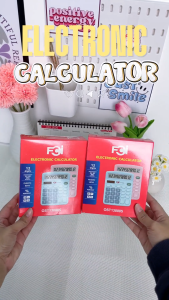 FCI Electronic Calculator 12 Digit Display (2 Colors Available) Indipendent Memory Desktop Calculator with Large LCD Display