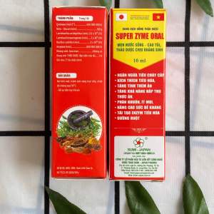 Super zyme oral - men nước cao tỏi thảo dược
