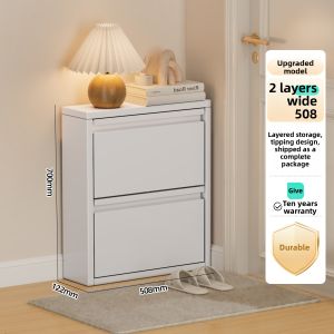 DIBIOU | Narrow Storage Shoe Cabinet